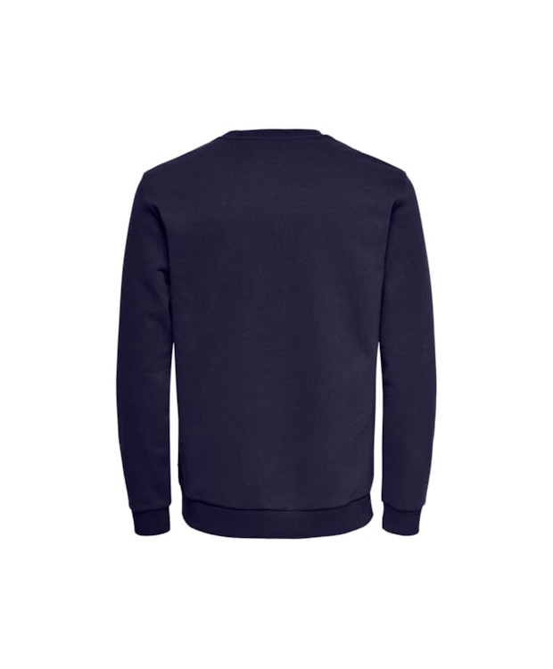 ONLY & SONS Crew Neck Sweatshirt i Evening Blue til herre billede 2