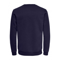 ONLY & SONS Crew Neck Sweatshirt i Evening Blue til herre