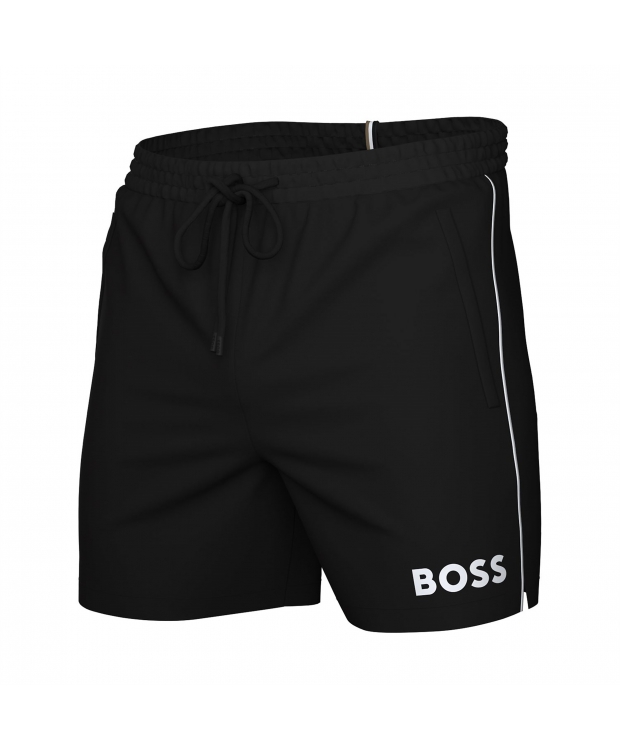 BOSS badeshorts i sort til herre billede 1