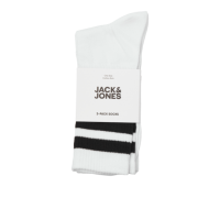 Jack & Jones 3pak tennissokker i hvid til herre