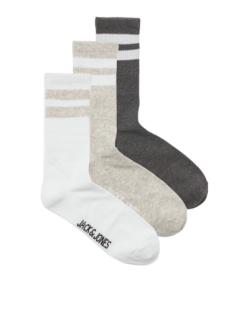 Jack & Jones 3pak tennissokker i multifarvet til herre