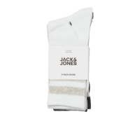 Jack & Jones 3pak tennissokker i multifarvet til herre