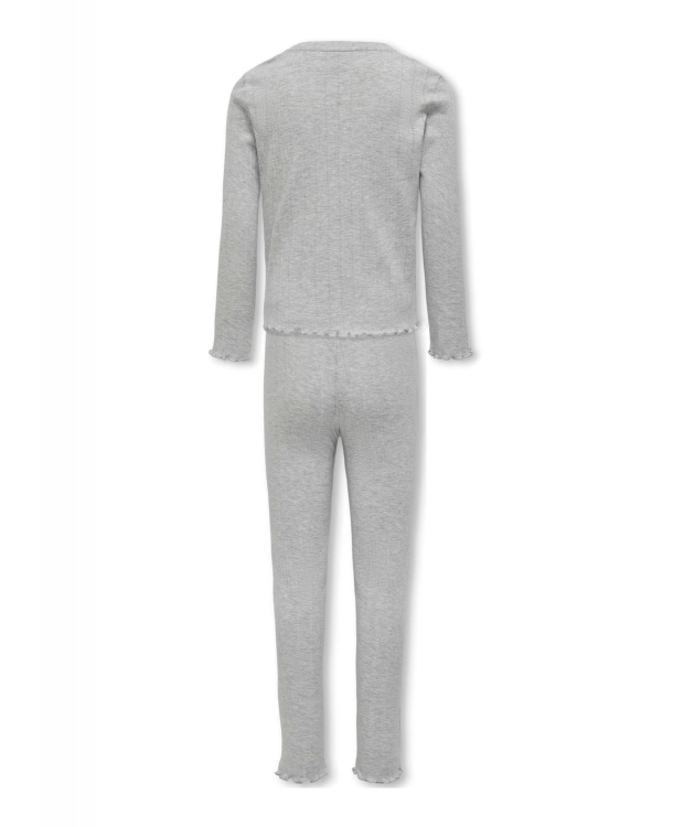 KIDS ONLY pyjamassæt i grå til piger – Outlet billede 2