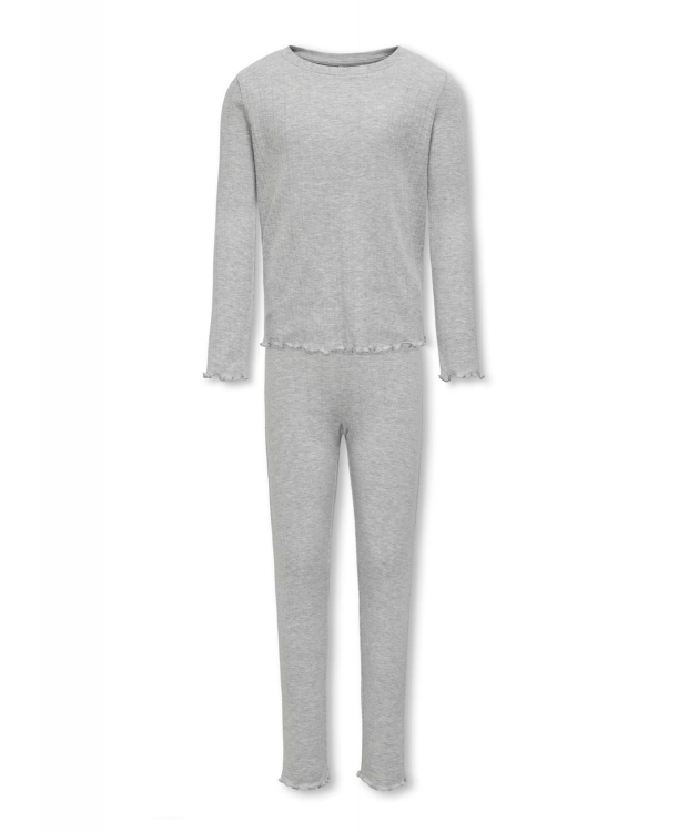 KIDS ONLY pyjamassæt i grå til piger – Outlet billede 1