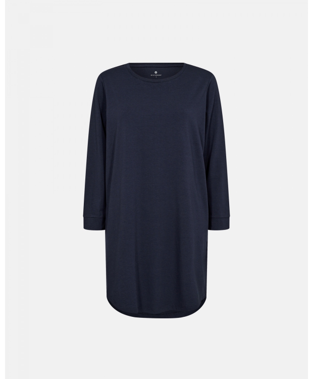 JBS Of Denmark lang langærmet t-shirt i bambus i navy til kvinder billede 1