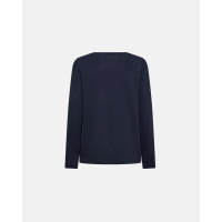 JBS Of Denmark langærmet bambus t-shirt i navy til kvinder