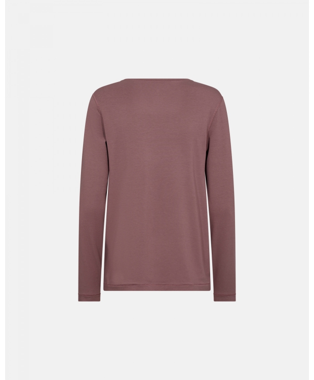 JBS of Denmark Women bambus langærmet t-shirt i rose til kvinder – Outlet billede 2