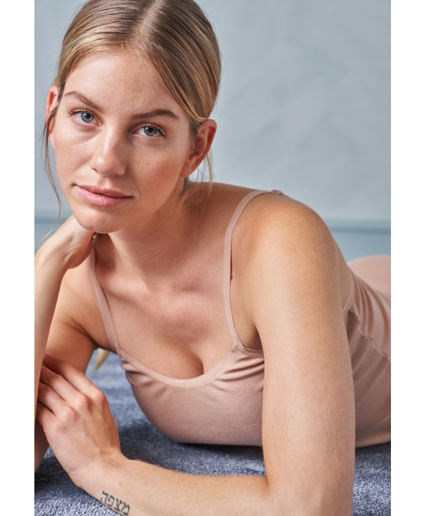 JBS Of Denmark top m. smalle stropper i nude til kvinder billede 3