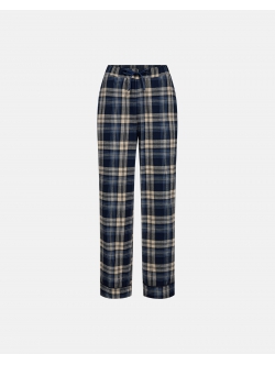 JBS Of Denmark flannel ternet pyjamasbukser i multifarvet til kvinder