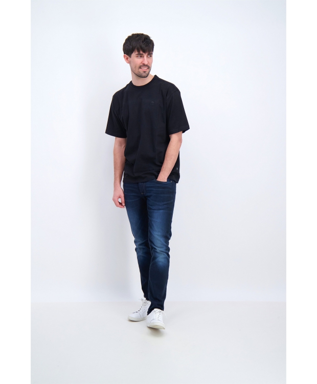 Bison t-shirt i sort med rund hals til herre | Regular fit | billede 3