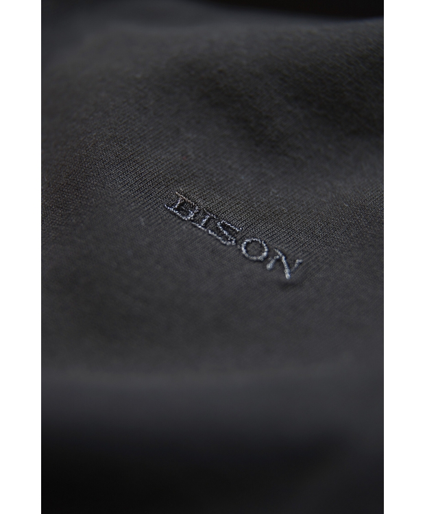 Bison t-shirt i sort med rund hals til herre | Regular fit | billede 4