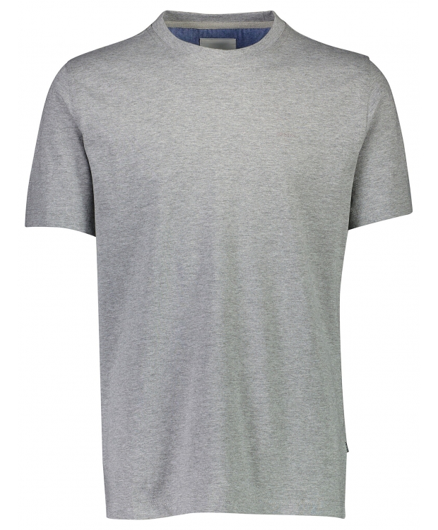 Bison t-shirt i mel-grå med rund hals til herre | Regular fit | billede 1