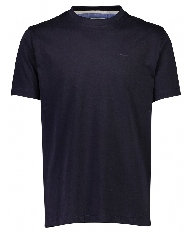 Bison t-shirt i Navy med rund hals til herre | Regular fit | billede 1