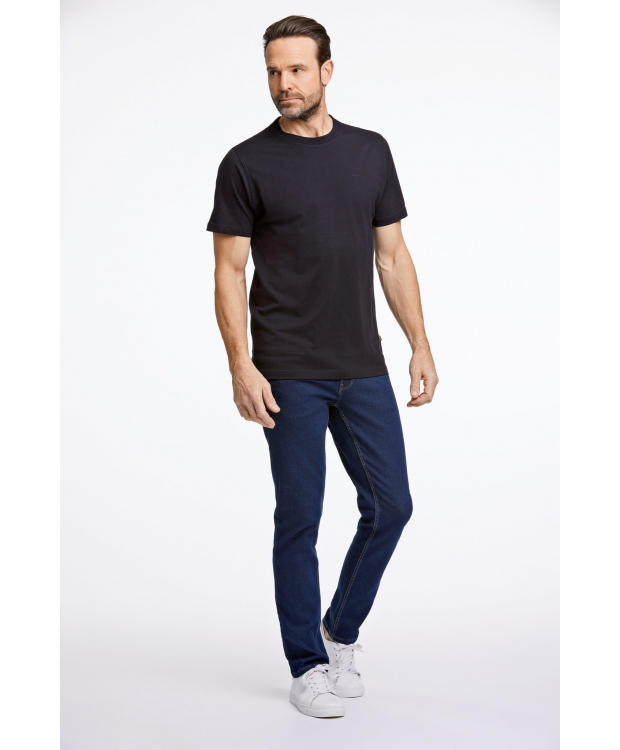 Bison t-shirt i Navy med rund hals til herre | Regular fit | billede 5