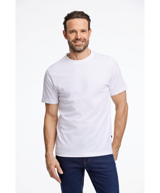 Bison t-shirt i Hvid med rund hals til herre | Regular fit | billede 6