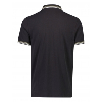 Bison polo i sort til herre | Regular fit |