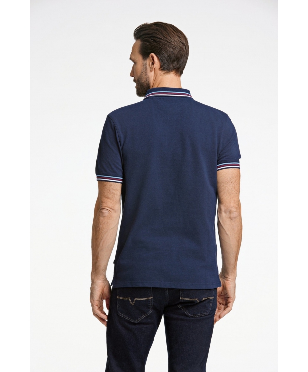 Bison polo i Navy til herre | Regular fit | billede 6