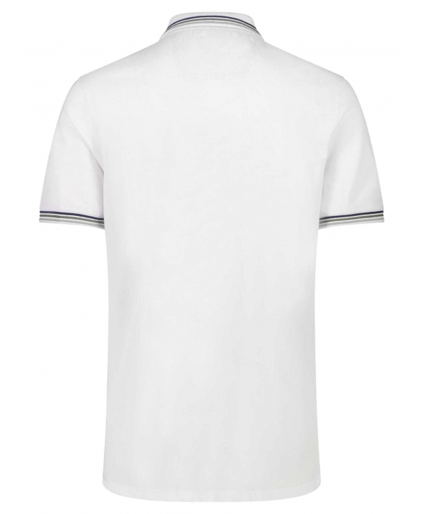 Bison polo i hvid til herre | Regular fit | billede 2