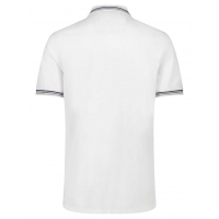 Bison polo i hvid til herre | Regular fit |