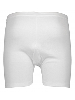 Bison bomulds boksershorts med gylp i hvid til herre
