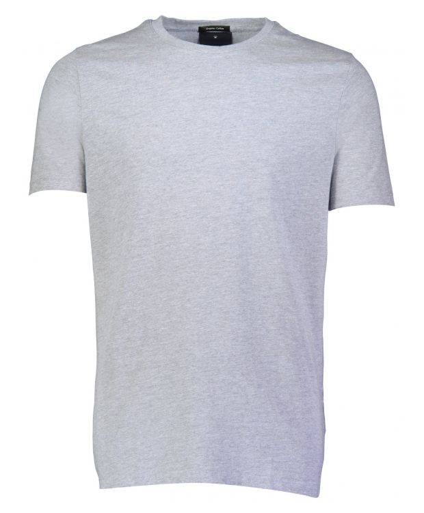 Junk de Luxe t-shirt i lysegrå med rund hals til herre | Relaxed fit | billede 1