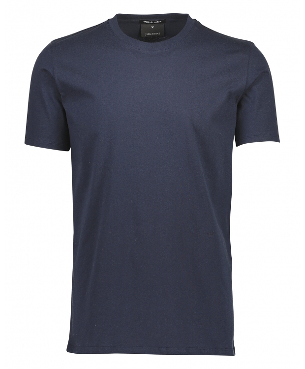 Junk de Luxe t-shirt i Navy med rund hals til herre | Relaxed fit | – Outlet billede 1