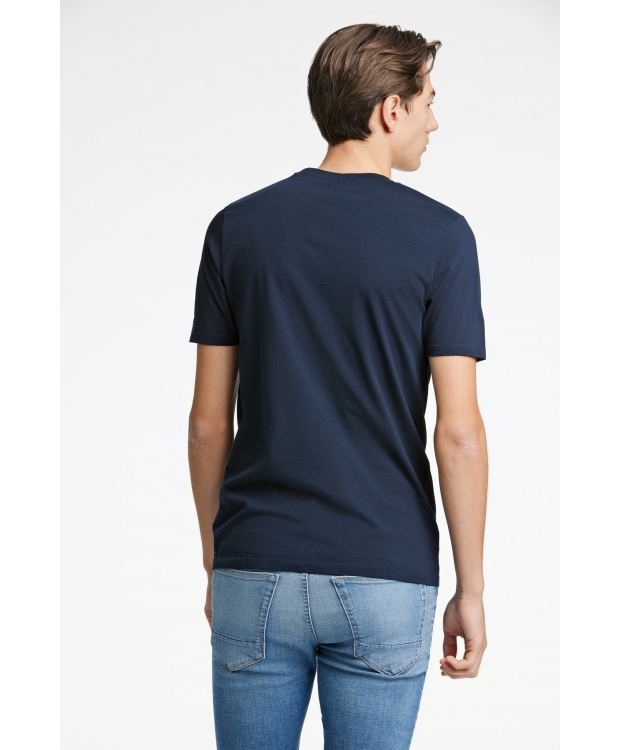 Junk de Luxe t-shirt i Navy med rund hals til herre | Relaxed fit | – Outlet billede 6