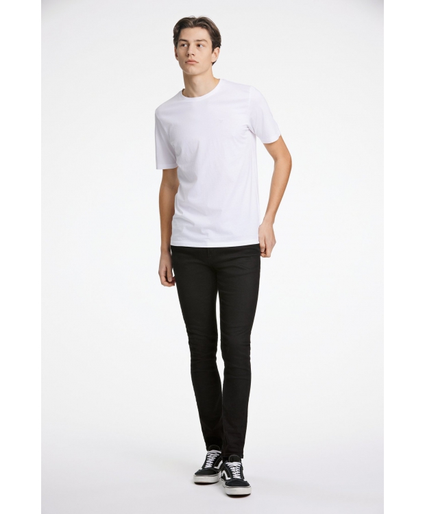 Junk de Luxe t-shirt i hvid med rund hals til herre | Relaxed fit | billede 3