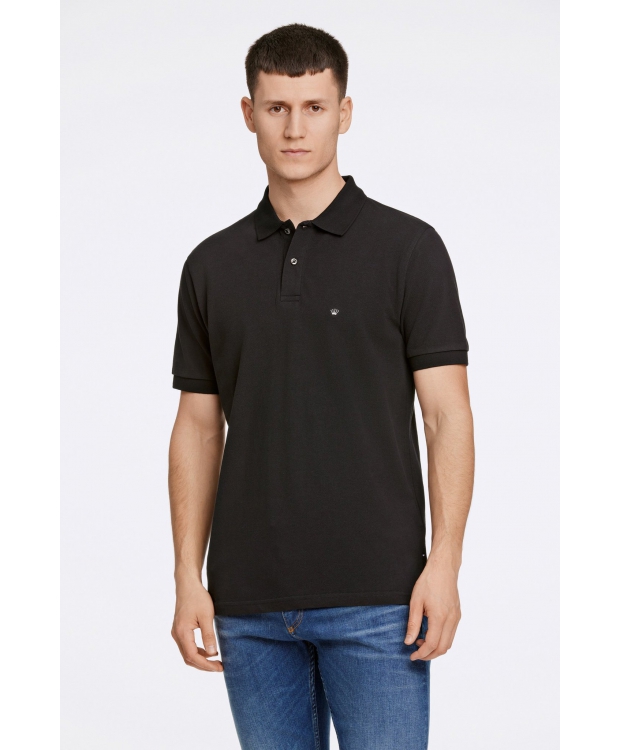 JUNK de LUXE polo i sort til herre | Regular fit | billede 5