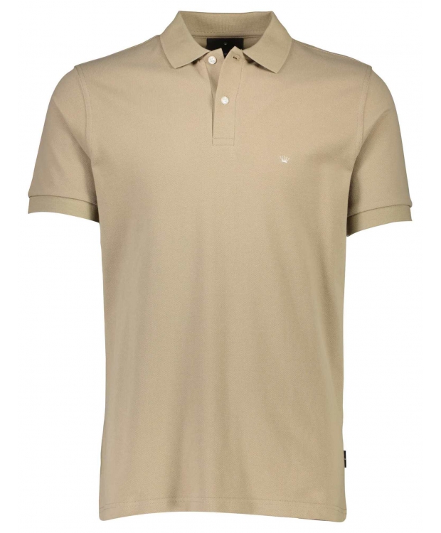 JUNK de LUXE polo i sandfarve til herre | Regular fit | billede 1