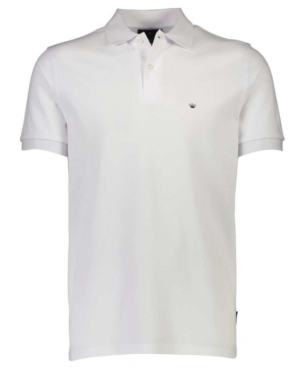 JUNK de LUXE polo i hvid til herre | Regular fit | billede 1