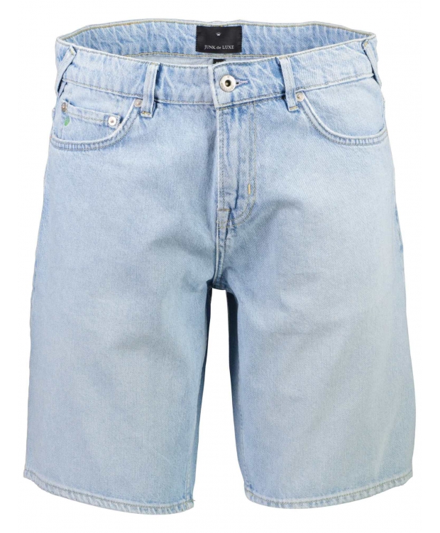 JUNK de LUXE Denim Shorts i vasket blå til herre billede 1