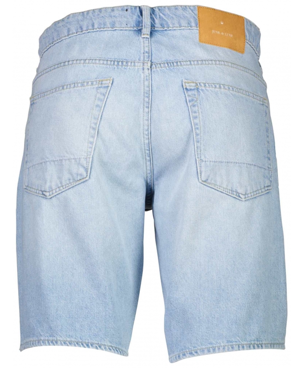 JUNK de LUXE Denim Shorts i vasket blå til herre billede 2