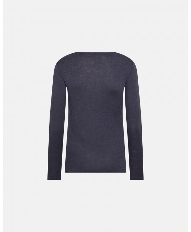 JBS Of Denmark langærmet uld t-shirt i grå til kvinder billede 2