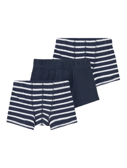 Name it 3-pak blå stribet boxershorts/underbukser til drenge