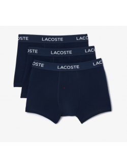 Lacoste 3-pak navy boxershorts til herre – OUTLET