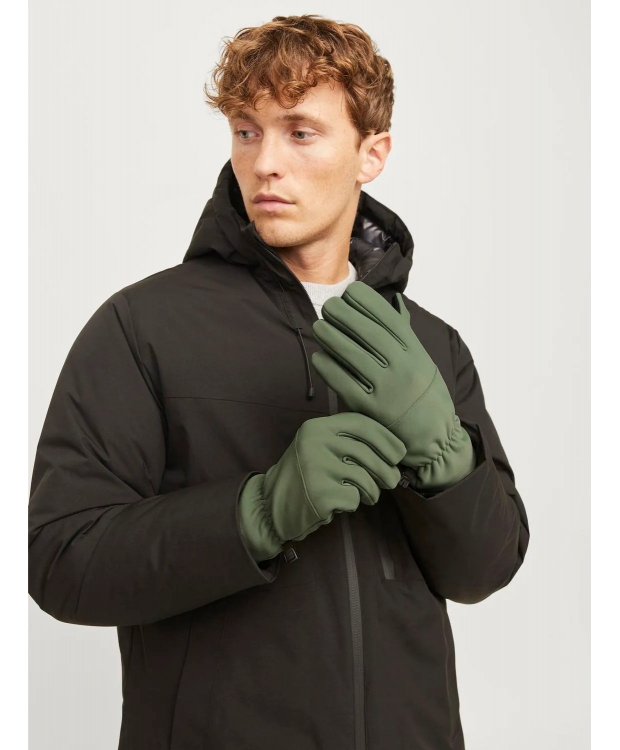 Jack & Jones handsker i grøn til herre billede 2