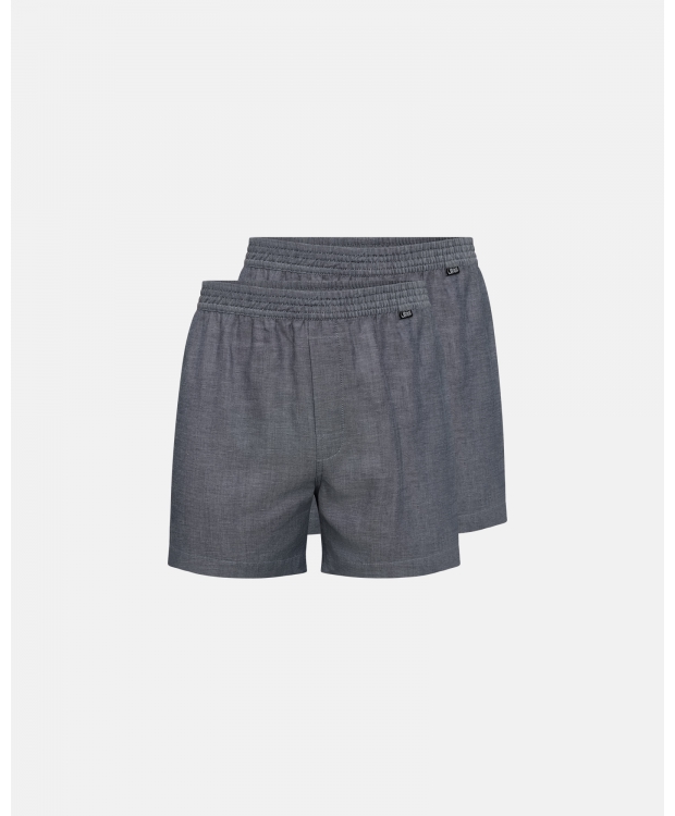JBS 2-pak boxershorts i navy til herre billede 1