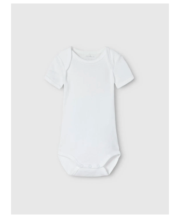 Name It 3pak Bodystockings i hvid til baby billede 4