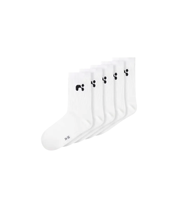 Name It 5pak Strømper/sokker i hvid til børn billede 1