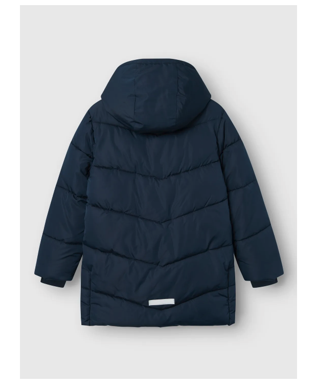 Name It Lang Pufferjakke i navy til piger billede 3