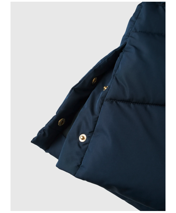 Name It Lang Pufferjakke i navy til piger billede 6