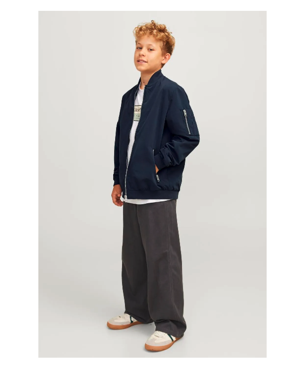 Jack & Jones junior Overgangsjakke i navy til drenge billede 7