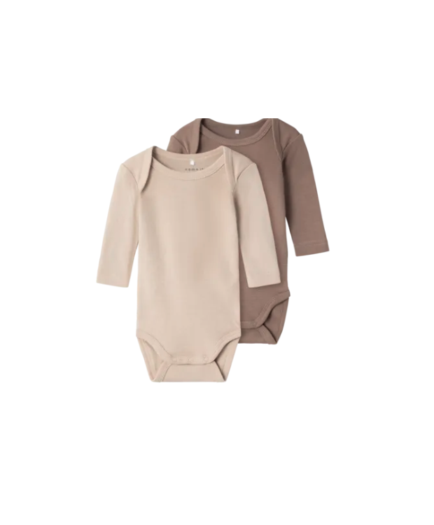 Name It 2pak Bodystockings til baby billede 1