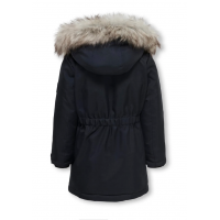 KIDS ONLY jakke med faux fur i nightsky til piger