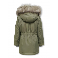 KIDS ONLY jakke med faux fur i Aloe til piger