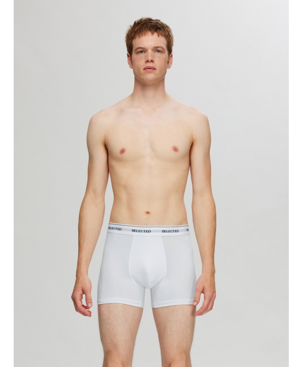 SELECTED 3pak underbukser i hvid til herre billede 4