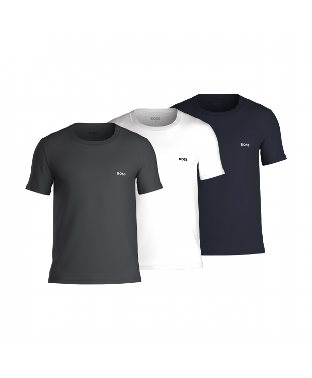 BOSS 3pak "Classic" t-shirt multifarvet til herre billede 1