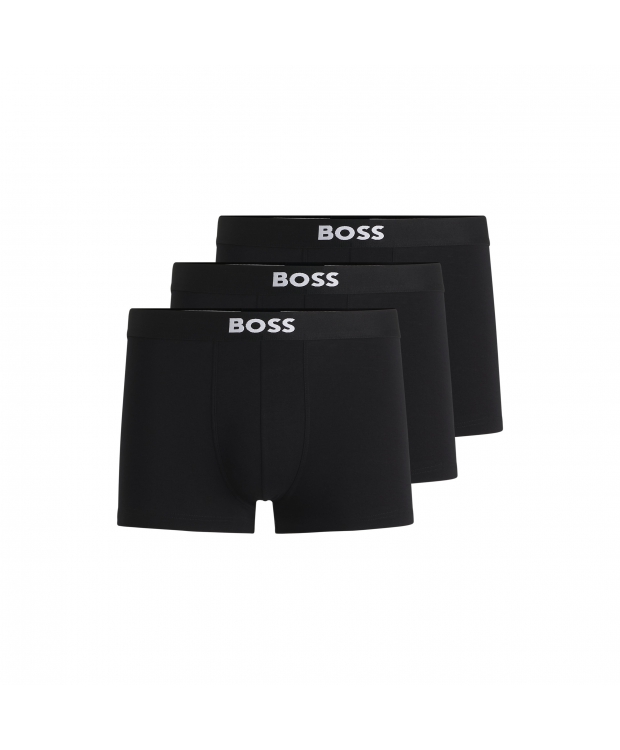 BOSS 3pak BOSS ONE trunks i sort til herre billede 1