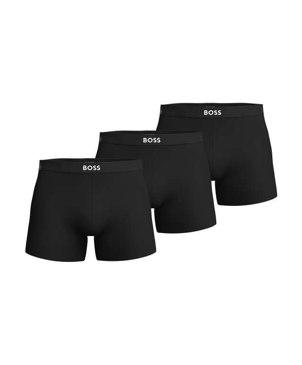 BOSS 3pak boxershorts i sort til herre billede 1